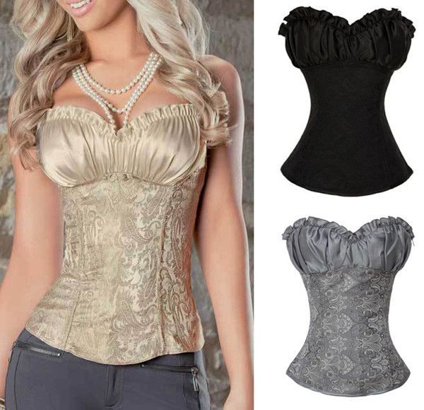 blusa estilo espartilho